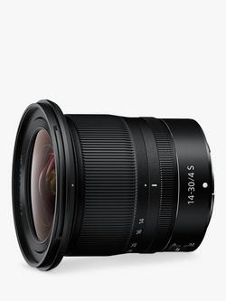 Nikon Z NIKKOR 14-30mm f/4 S Ultra Wide Angle Zoom Lens, Black