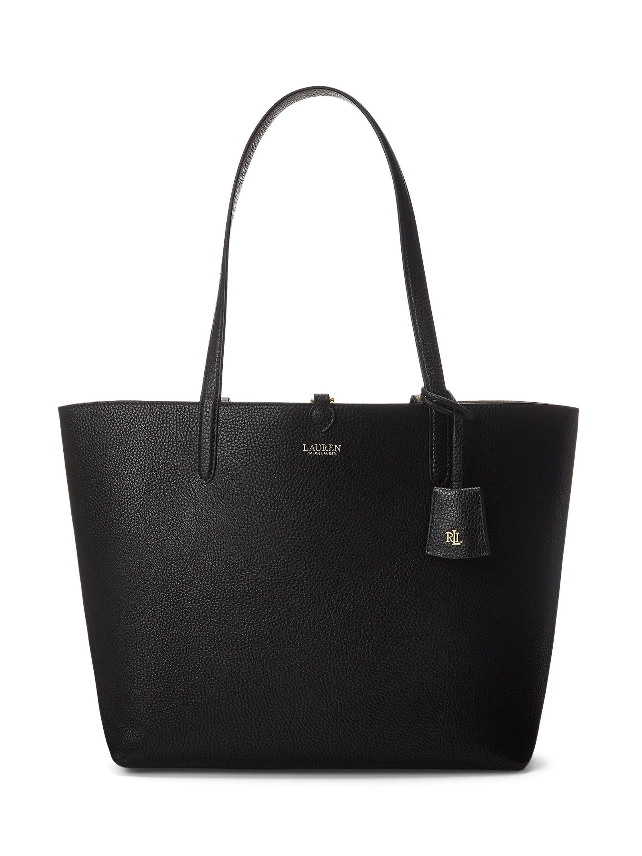 Ralph lauren leather tote online