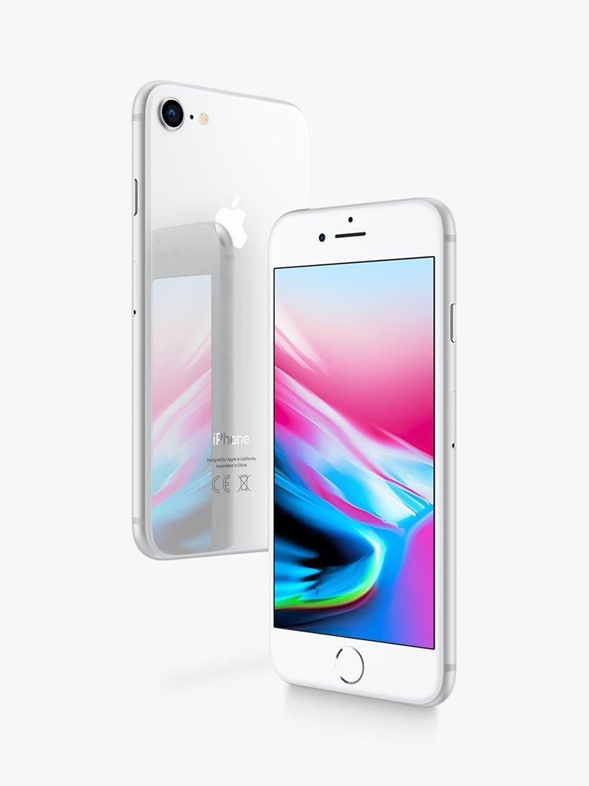 Apple iPhone 8, iOS, 4.7", 4G LTE, SIM Free, 128GB