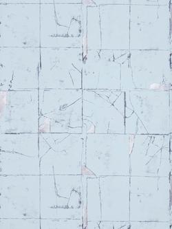 Osborne & Little Faenza Tile Wallpaper - view 2, Blue W7332-02