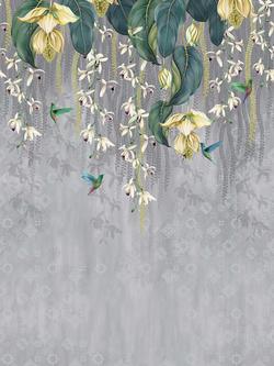 Osborne & Little Trailing Orchid Wallpaper - view 2, Multi W7334-02