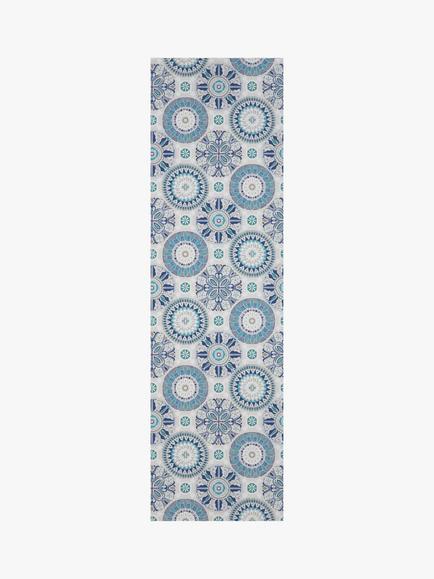 Osborne & Little Rosetta Wallpaper, Blue W7337-03