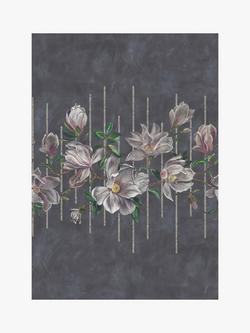 Osborne & Little Magnolia Freize Wallpaper, Grey W7338-01
