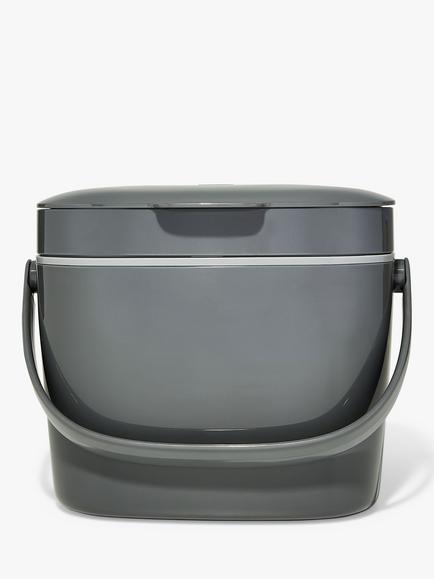 OXO Compost Large Food Waste Caddy, Grey / Mineral, 6.6L, Grey / Mineral