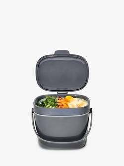 OXO Compost Large Food Waste Caddy, Grey / Mineral, 6.6L - view 2, Grey / Mineral