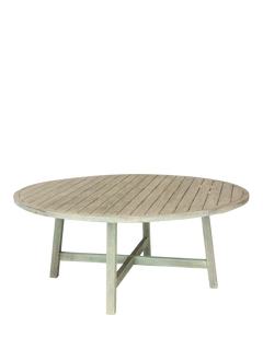 KETTLER Cora 8 Seat Round Garden Dining Table, FSC-Certified (Acacia Wood), Natural