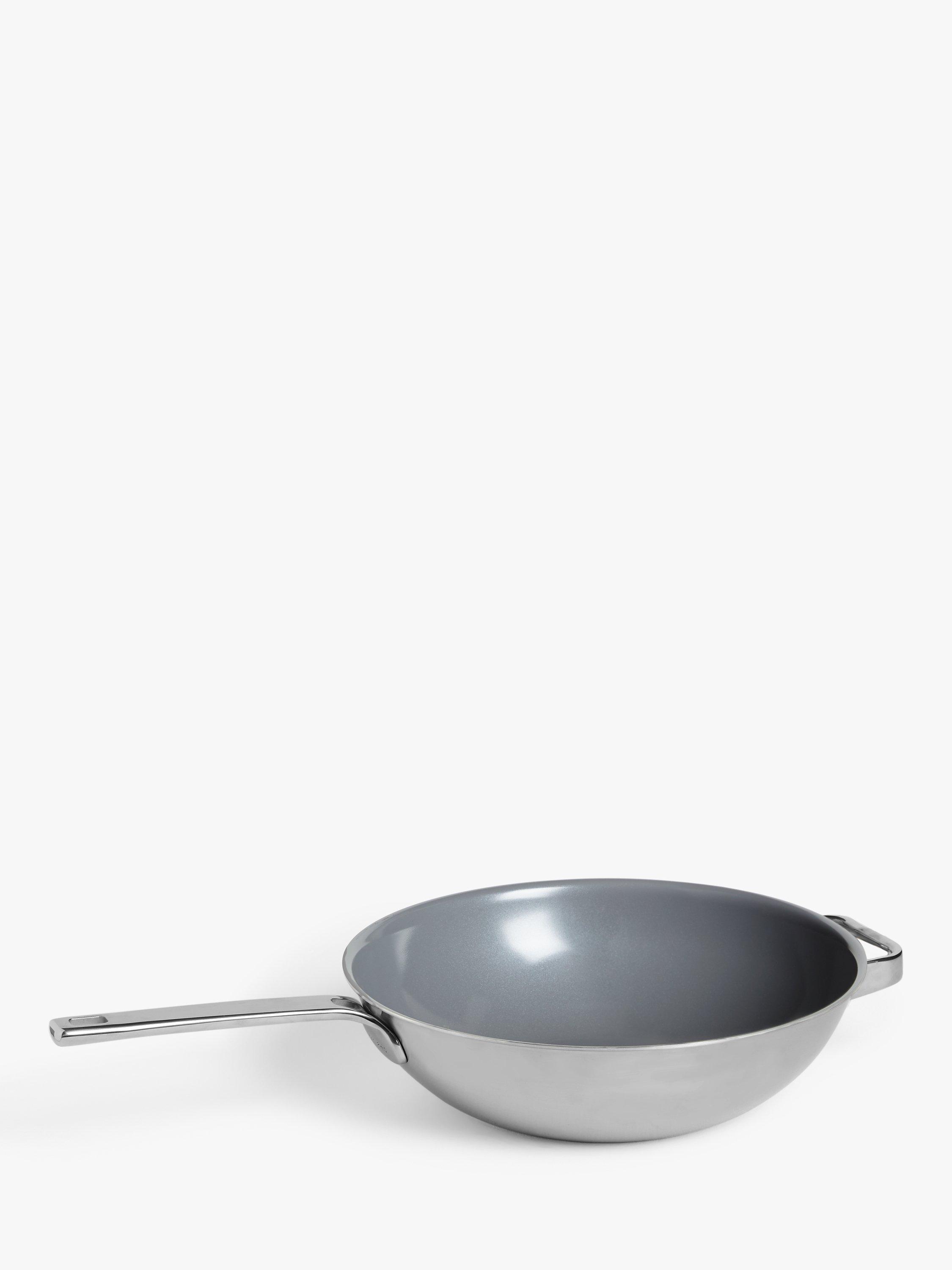 John Lewis 5-Ply Thermacore Ceramic Non-Stick Wok, 30cm