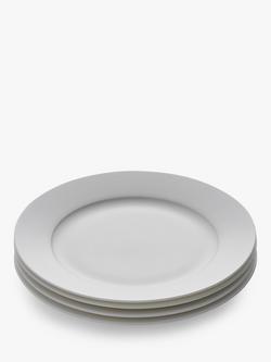 Royal Worcester Serendipity Bone China Side Plates, 20.5cm, Set of 4, White, White