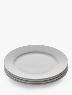 Royal Worcester Serendipity Bone China Dessert Plates, 22cm, Set of 4, White, White