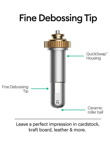Cricut Debossing Tip with Housing - view 2, 