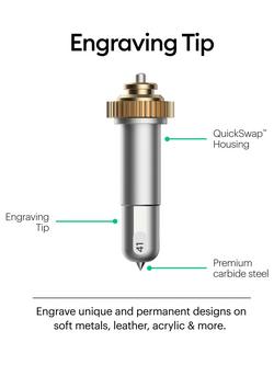 Cricut Engraving Tip with Housing - view 2, 