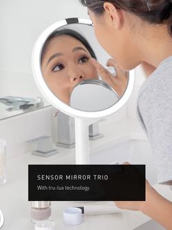 Simplehuman Sensor Beauty Trio Mirror, White