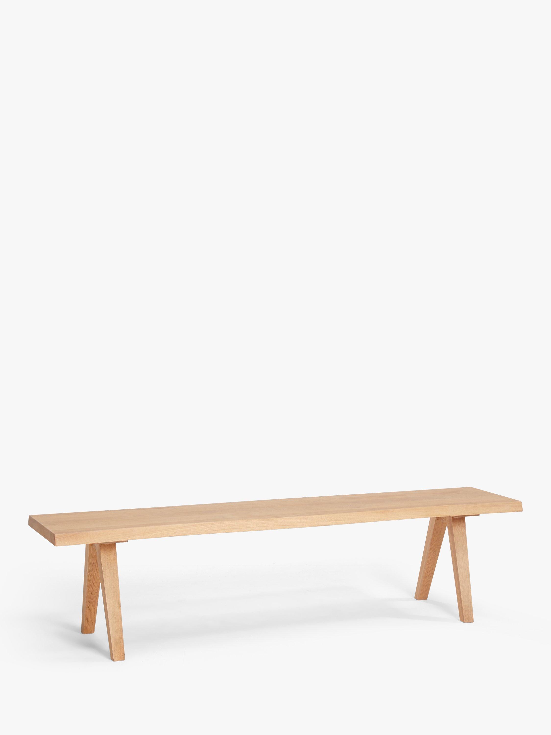 John Lewis Lorn 4 Seater Dining Bench, Oak