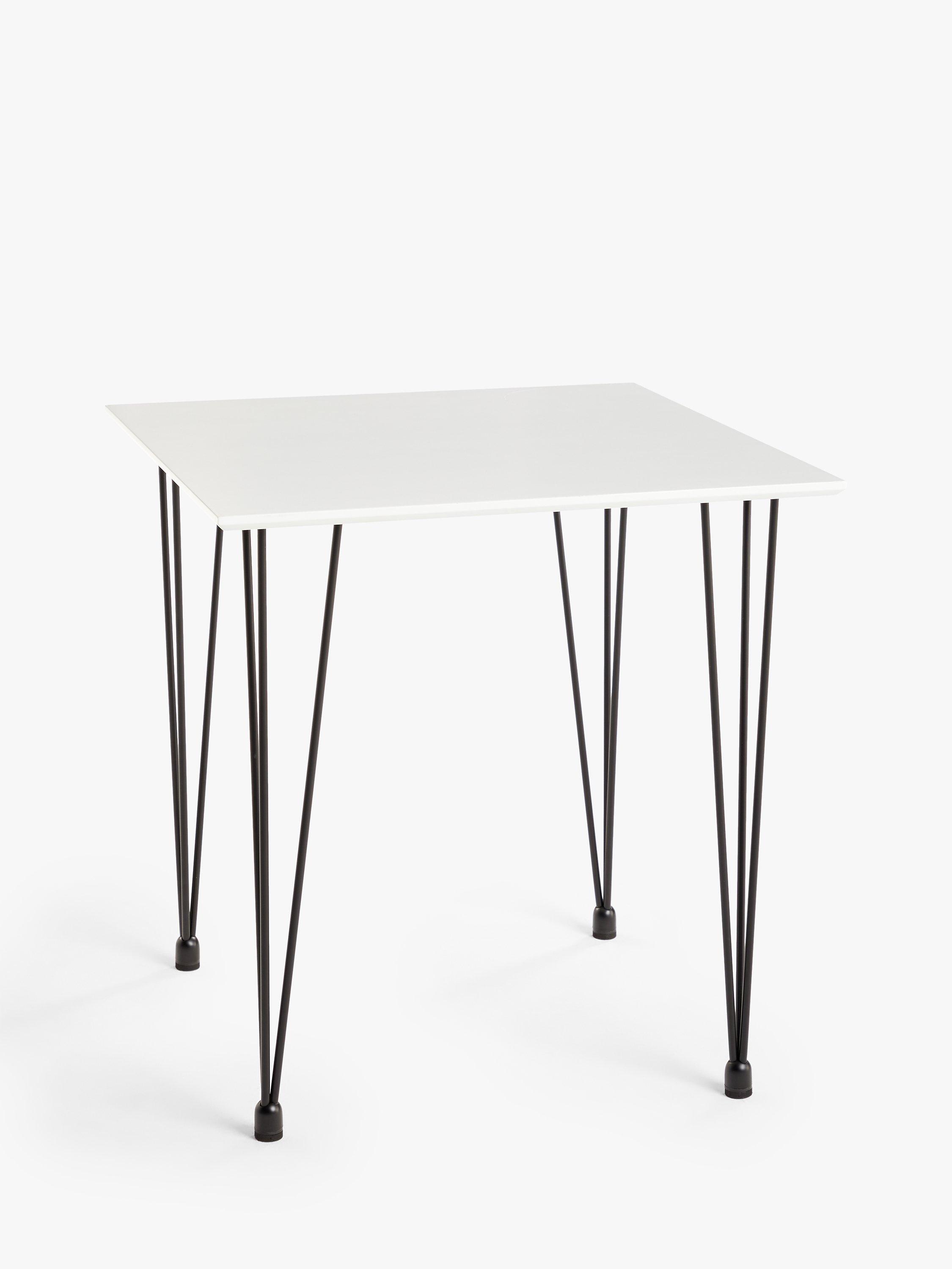 John Lewis ANYDAY Crescent 2 Seater Dining Table, White