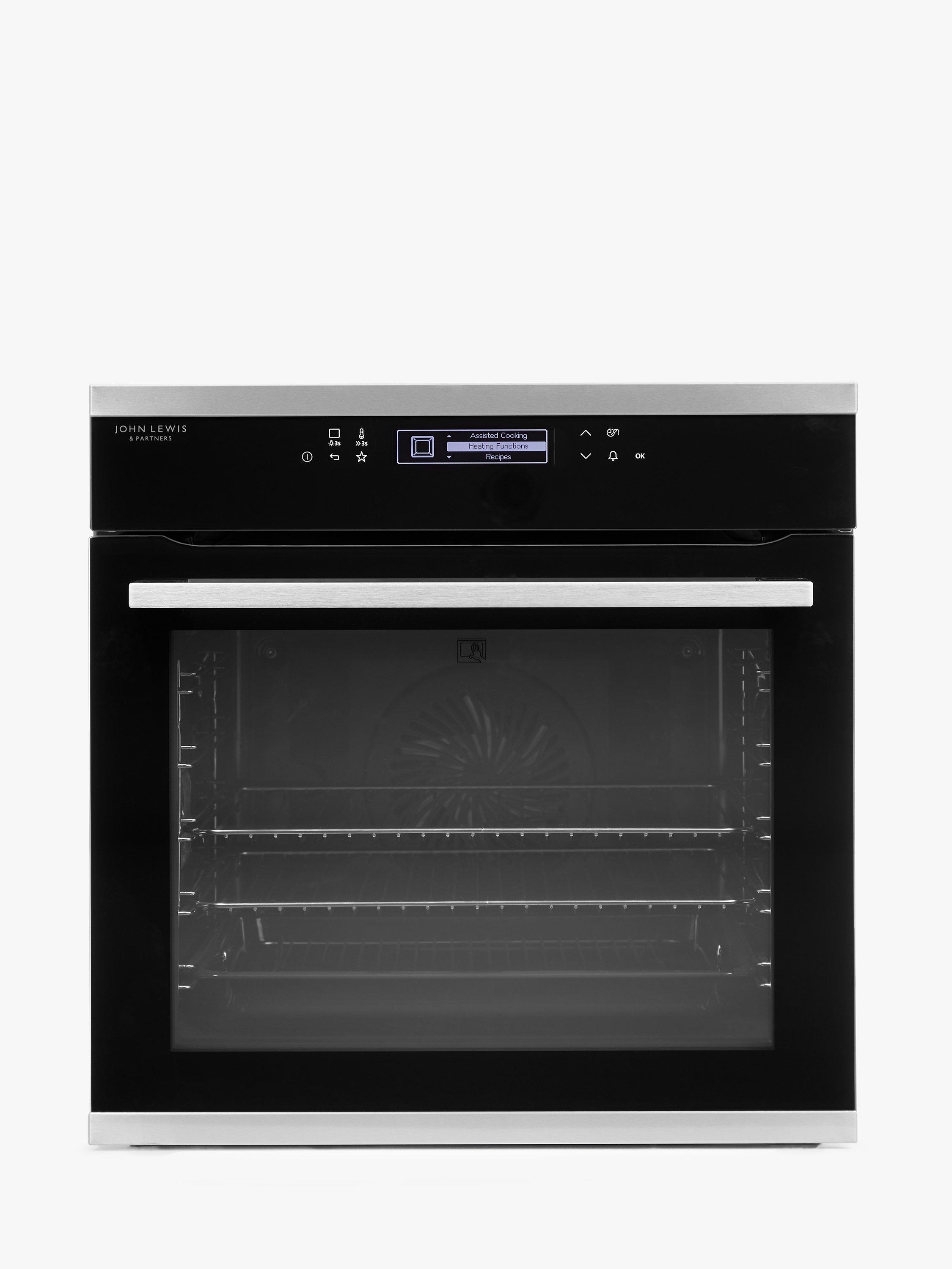 John Lewis JLBIOSS650 Built In Electric Self Cleaning Single Oven, Black