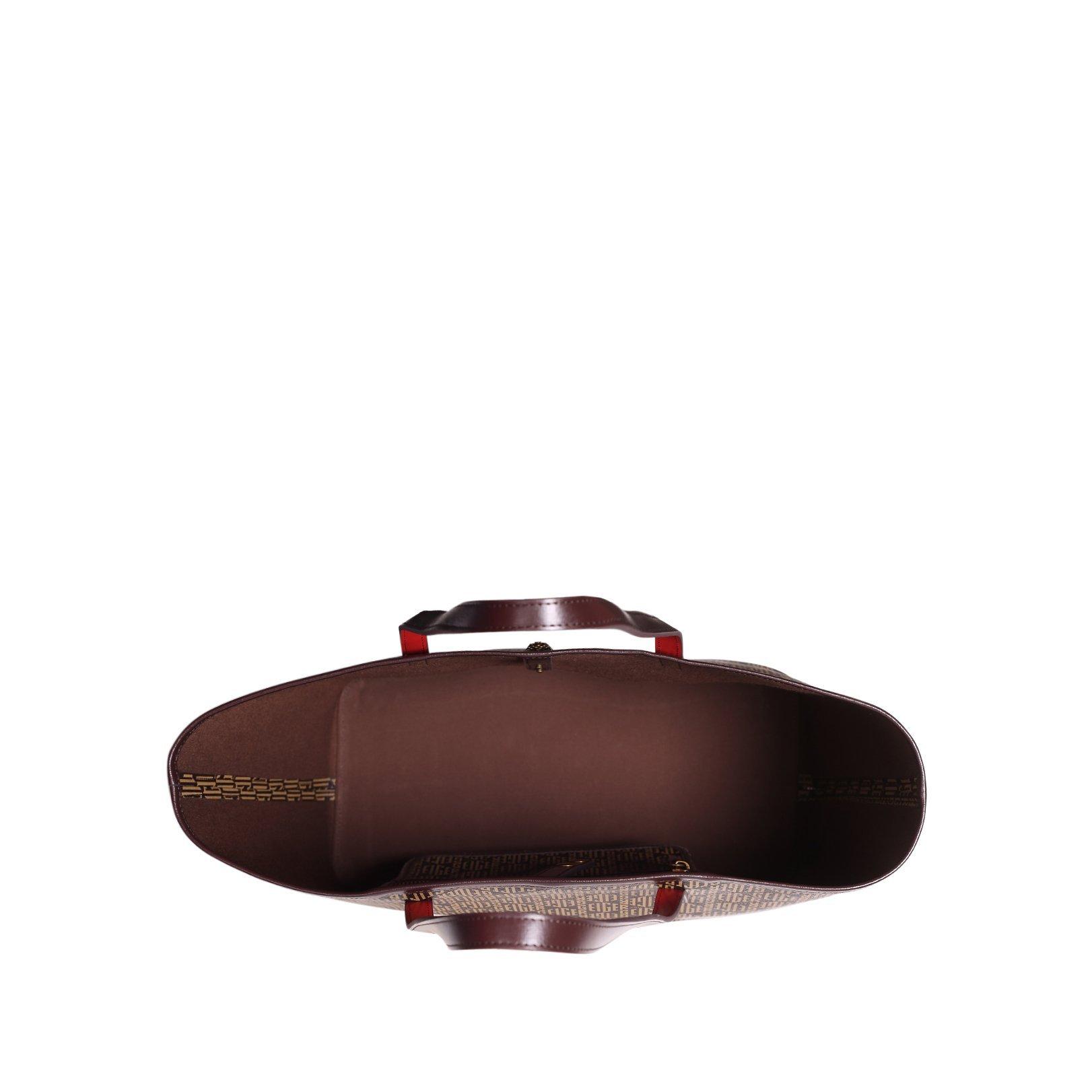 Product image 5 of 5, which shows Kurt Geiger London Monogram Richmond Shopper Bag, Brown