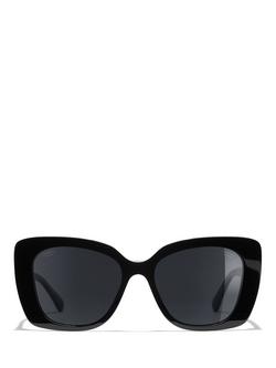 CHANEL Polarised Pillow Sunglasses CH5422B Black - view 2, Black