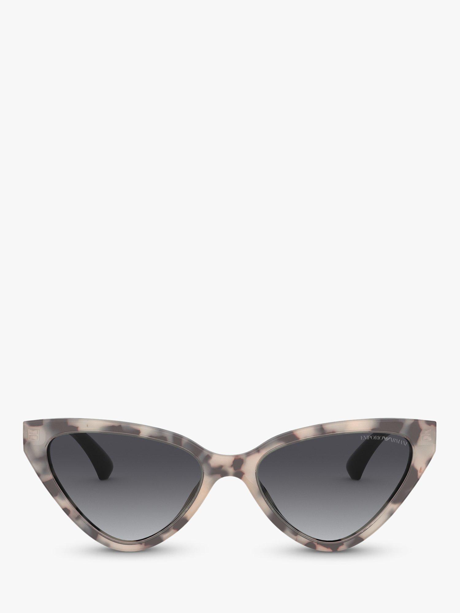 Product image 3 of 11, which shows Emporio Armani EA4136 Women's Cat's Eye Sunglasses, Pink Havana/Grey Gradient