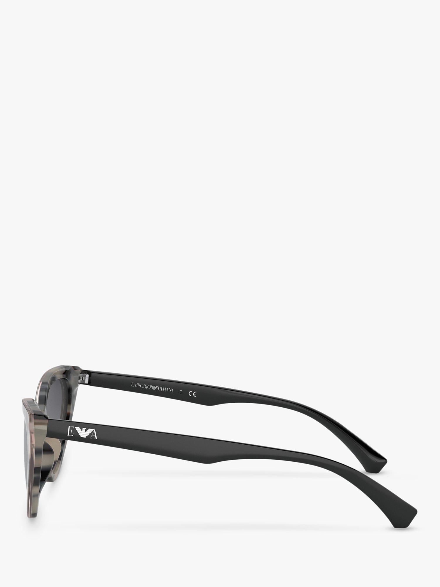Product image 4 of 11, which shows Emporio Armani EA4136 Women's Cat's Eye Sunglasses, Pink Havana/Grey Gradient
