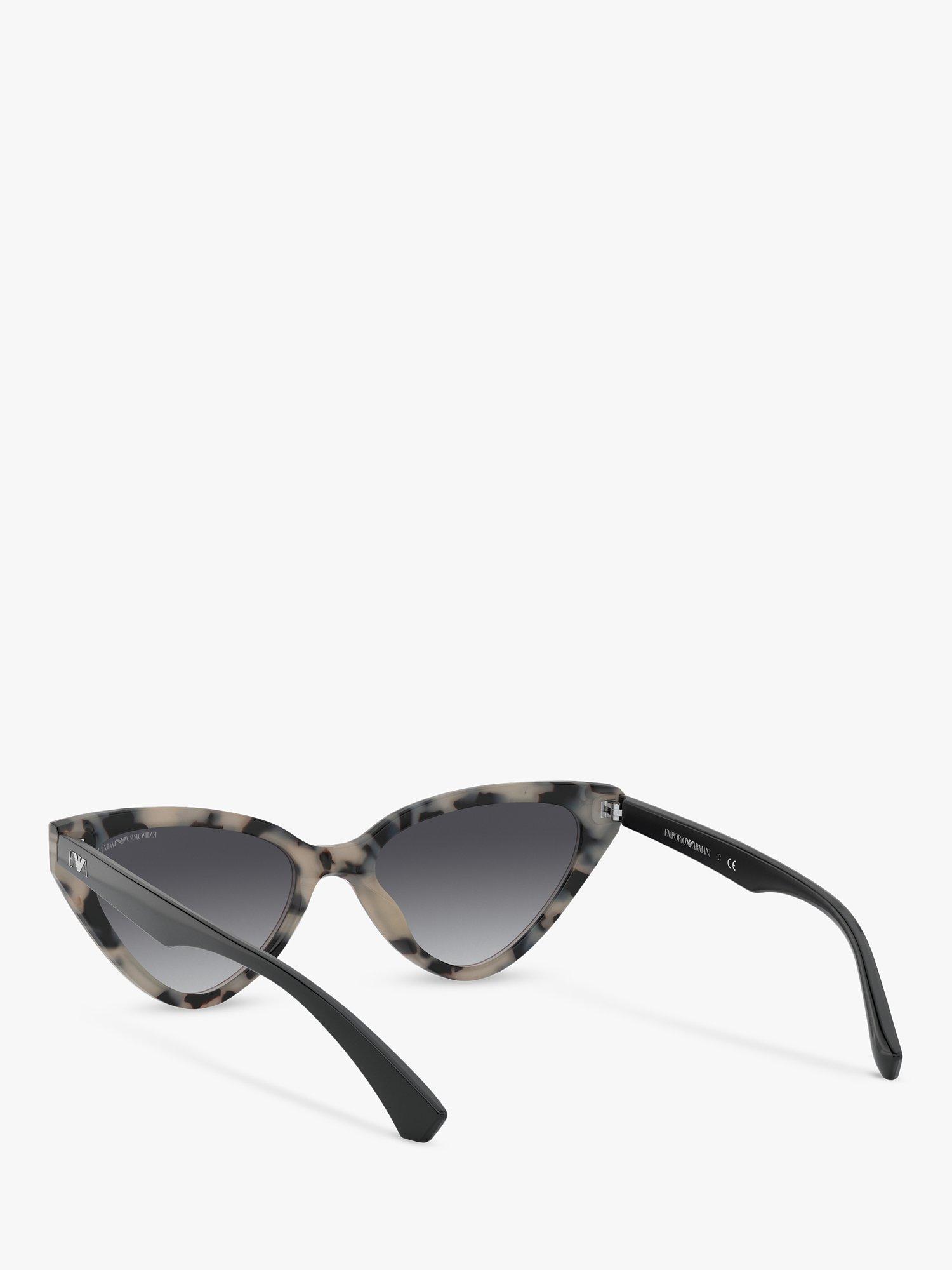 Product image 6 of 11, which shows Emporio Armani EA4136 Women's Cat's Eye Sunglasses, Pink Havana/Grey Gradient