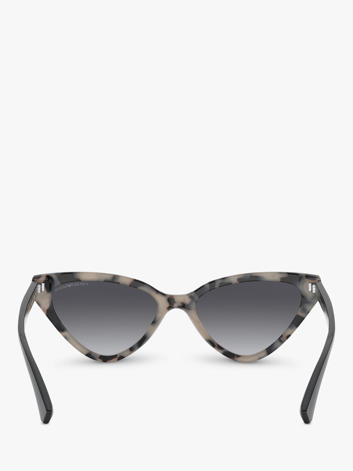 Product image 7 of 11, which shows Emporio Armani EA4136 Women's Cat's Eye Sunglasses, Pink Havana/Grey Gradient