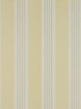 Colefax and Fowler Tealby Stripe Wallpaper, Yellow / Grey 07991/03