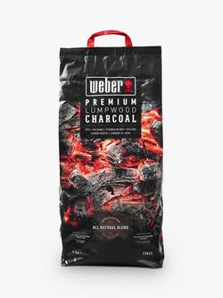 Weber Premium FSC-Certified Lump Wood BBQ Charcoal, 5kg, Black