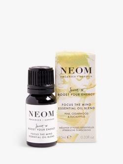 NEOM Wellbeing London Focus The Mind Essential Oil, 10ml, Multi