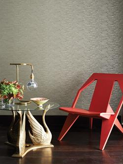 Osborne & Little Bark Wallpaper - view 2, Metallics W6581-02