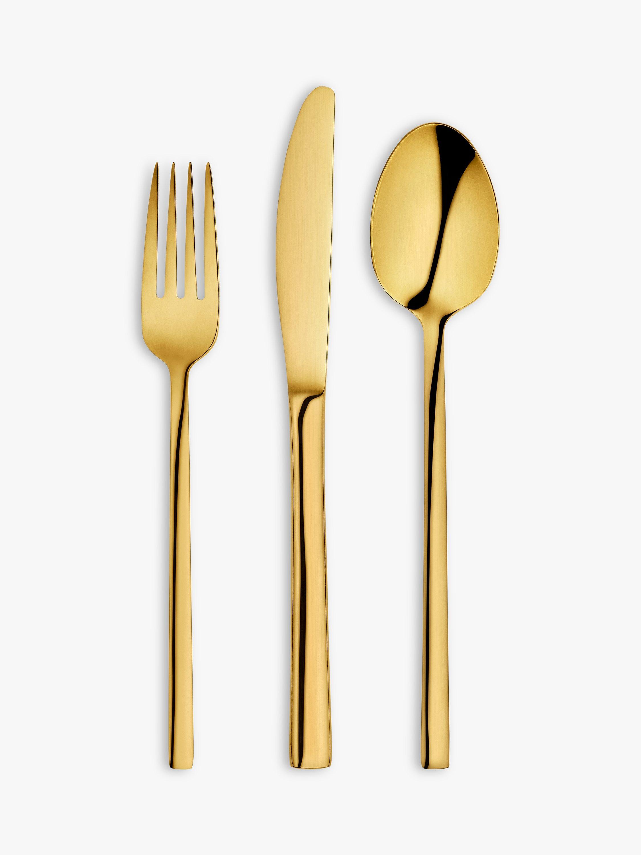John Lewis & Partners Plane Cutlery Set, 18 Piece/6 Place Settings