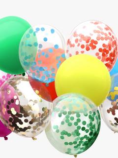 Talking Tables Rainbow Confetti Balloons, Pack of 12