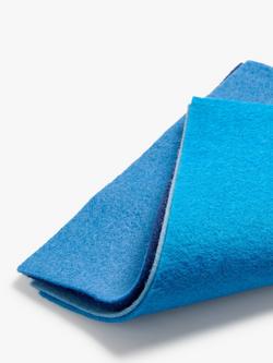 Habico Felt Fabric Square, Pack of 10, Blue - view 2, Blue
