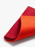 Habico Felt Fabric Square, Pack of 10, Red