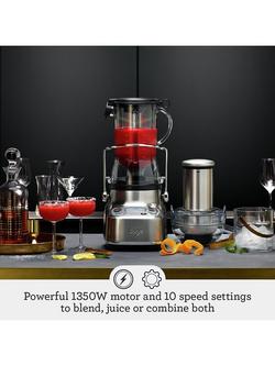 Sage SJB815BSS the 3X Bluicer™ Pro Juicer, Stainless Steel - view 2, Stainless Steel