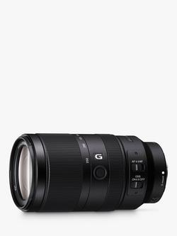 Sony SEL70350G E 70-350mm f/4.5-6.3 G OSS Super-Telephoto Zoom Lens, Black