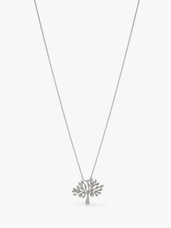 Mulberry Tree Necklace, Silver, Silver