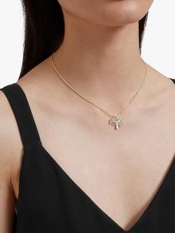 Mulberry Tree Necklace, Silver - view 2, Silver