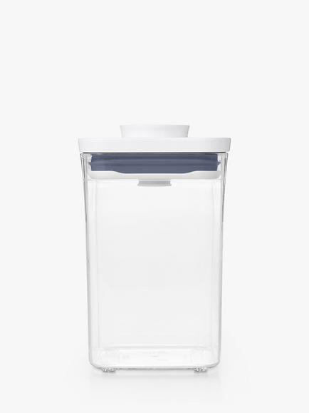 OXO Good Grips POP Airtight Storage Container with Scoop, 1L, Clear, Clear