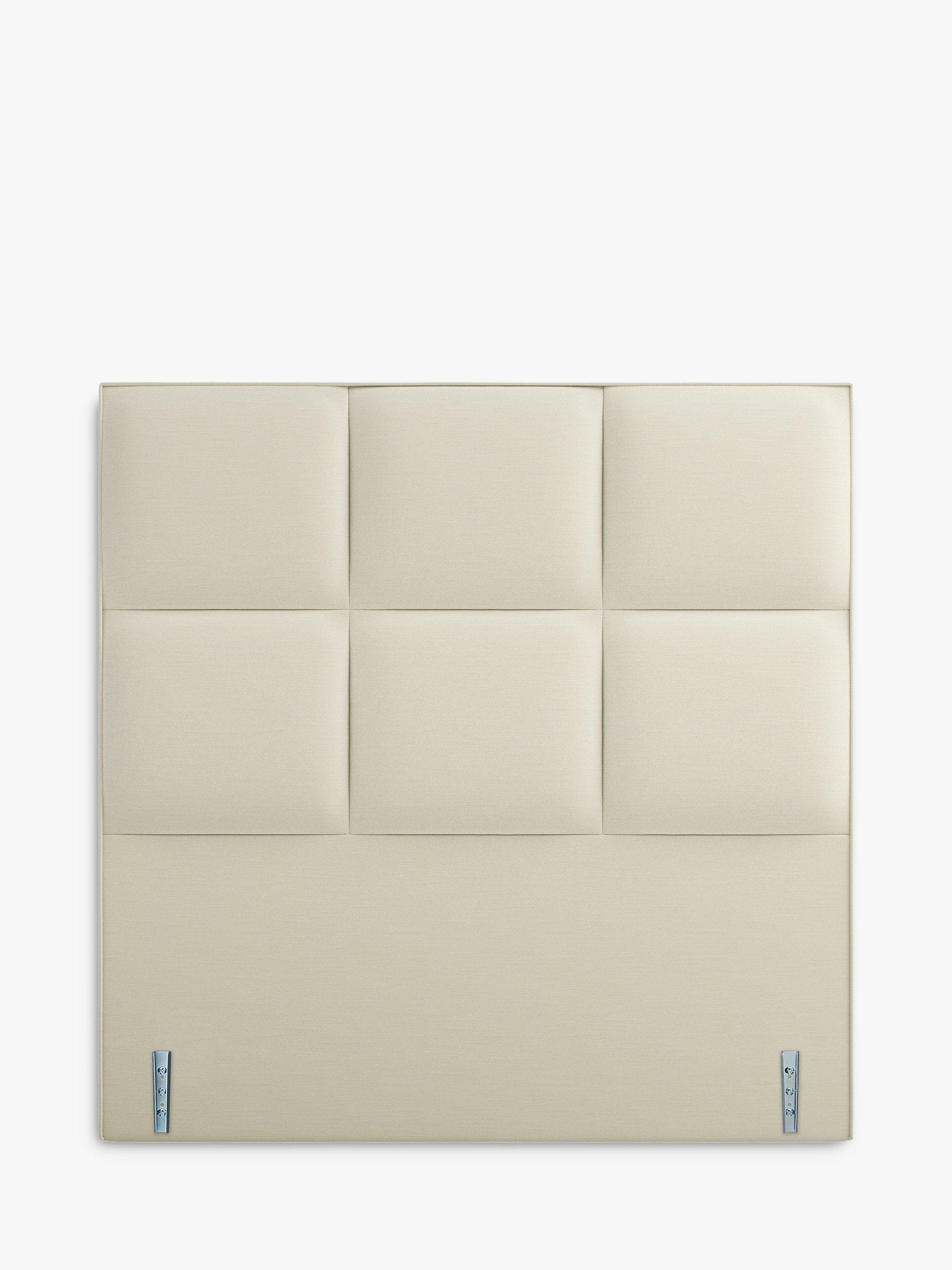Vispring Ares Full Depth Upholstered Headboard, King Size, Gem Cream, FSC-Certified (Chipboard)
