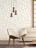 Galerie Fossil Leaf Toss Wallpaper