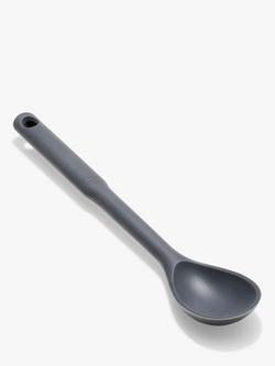 OXO Silicone Solid Spoon, Black