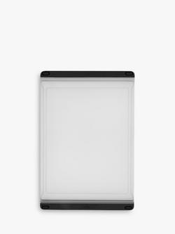 OXO Good Grips Food Prep Plastic Chopping Board, White, White