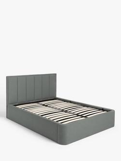 TEMPUR® Luxe Ottoman Storage Upholstered Bed Frame, Super King Size - view 2, Charcoal
