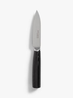 John Lewis Professional Kitchen Knife Set, 3 Piece - view 2, Silver/Black