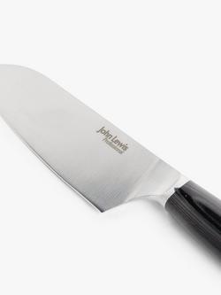 John Lewis Professional Santoku Knife, 16cm - view 2, Silver/Black