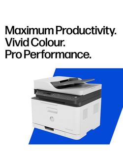 HP Colour Laser 179FNW Wireless All-In-One Printer with Wi-Fi, White - view 2, White