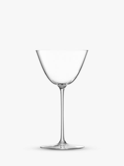 LSA International Borough Martini Glasses, Set of 4, 195ml, Clear - view 2, Clear
