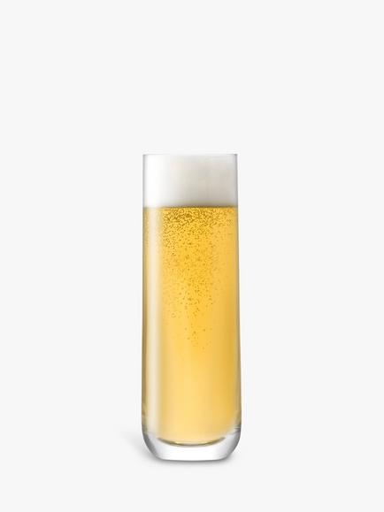 LSA International Borough Highball Glasses, Set of 4, 420ml, Clear - view 2, Clear