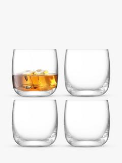 LSA International Borough Tumblers, Set of 4, 300ml, Clear