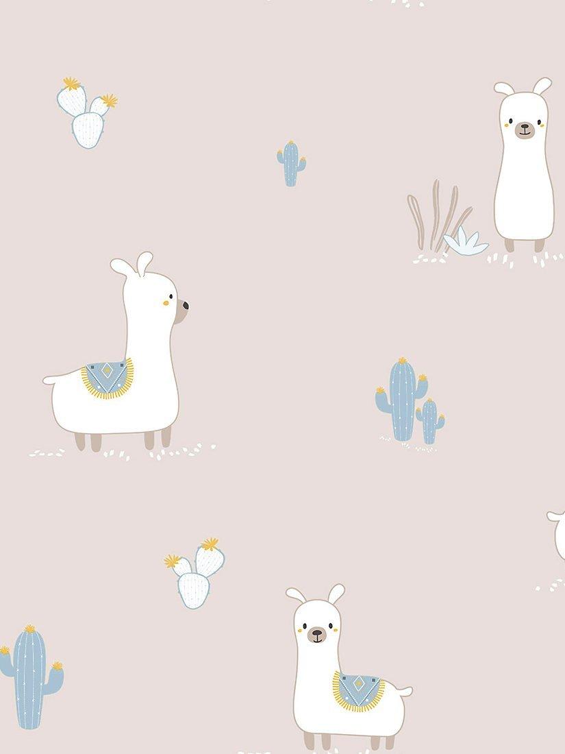 Galerie Happy Llamas Wallpaper